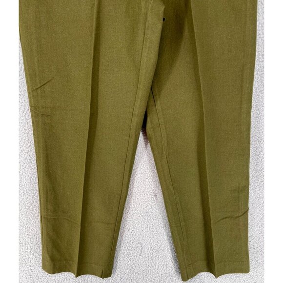 VINTAGE MENS FIELD WOOL M-1951 COMBAT TROUSERS KOREA MEDUIM LONG ARMY PANT - Picture 3 of 12